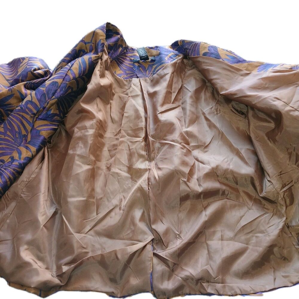 NWT ASHLEY STEWART Womens 28/30 2pc Floral Jacquard Jacket & Pant Career Church - Picture 10 of 14